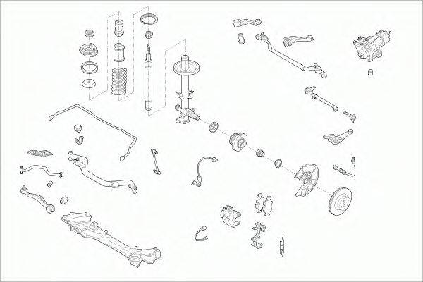 SACHS BMW5TOUFS004 Рульове управління; Підвіска колеса