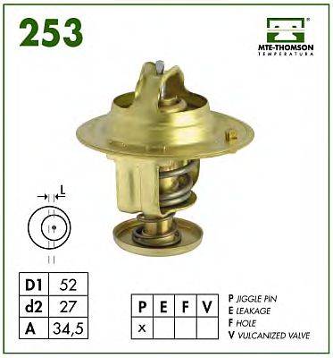 MTE-THOMSON 25377 Термостат, охолоджуюча рідина