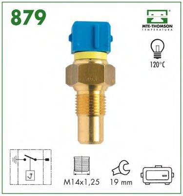 MTE-THOMSON 879 термовимикач, сигнальна лампа рідини, що охолоджує