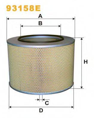 WIX FILTERS 93158E Повітряний фільтр