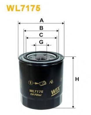 WIX FILTERS WL7175 Масляний фільтр