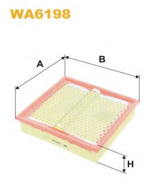 WIX FILTERS WA6198 Повітряний фільтр