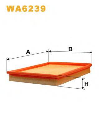 WIX FILTERS WA6239 Повітряний фільтр