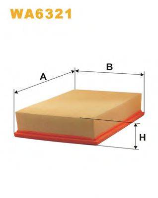 WIX FILTERS WA6321 Повітряний фільтр