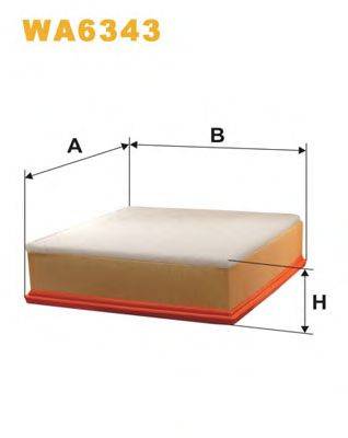 WIX FILTERS WA6343 Повітряний фільтр