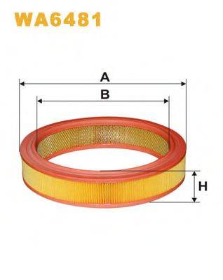 WIX FILTERS WA6481 Повітряний фільтр