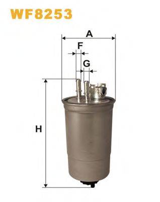 WIX FILTERS WF8253 Паливний фільтр