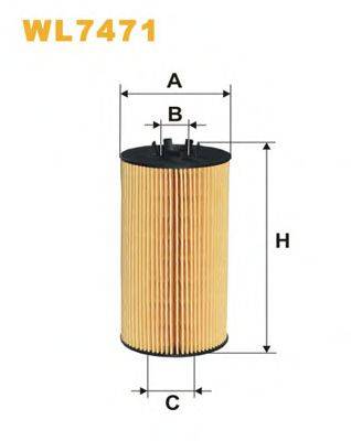 WIX FILTERS WL7471 Масляний фільтр