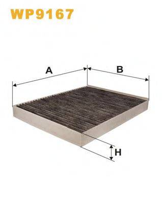 WIX FILTERS WP9167 Фільтр, повітря у внутрішньому просторі