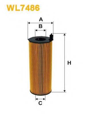 WIX FILTERS WL7486 Масляний фільтр