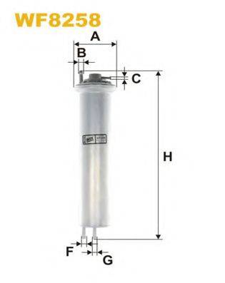 WIX FILTERS WF8258 Паливний фільтр