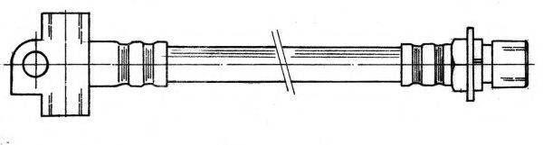 CEF 510618 Гальмівний шланг