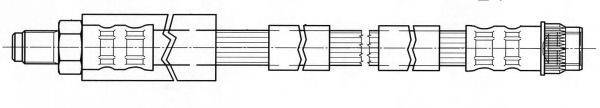 CEF 512070 Гальмівний шланг