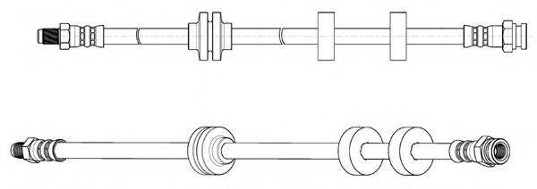 CEF 512079 Гальмівний шланг