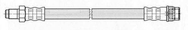 CEF 512445 Гальмівний шланг