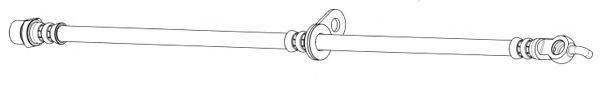CEF 512624 Гальмівний шланг