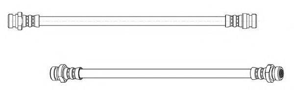 CEF 512829 Гальмівний шланг