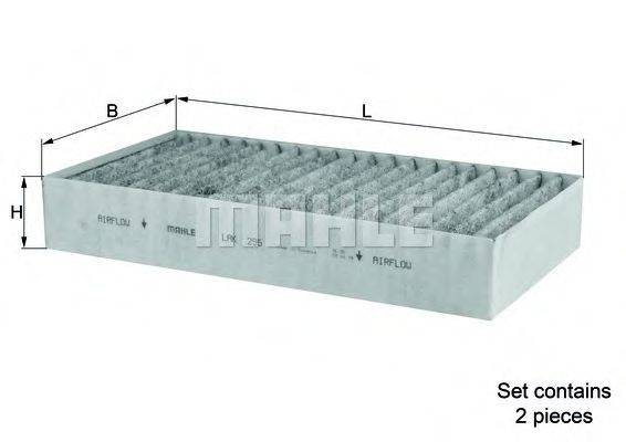 KNECHT LAK295S Фільтр, повітря у внутрішньому просторі