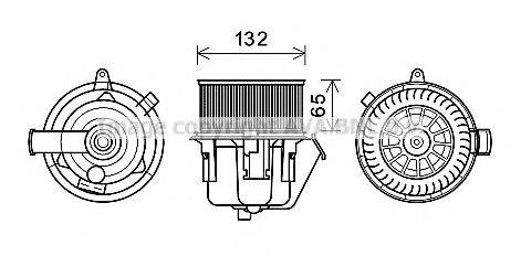 PRASCO CN8297 Електродвигун, вентиляція салону