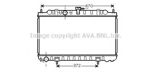 PRASCO DN2245 Радіатор, охолодження двигуна