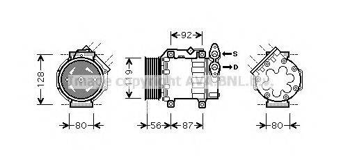 PRASCO FDK431 Компресор, кондиціонер