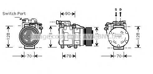 PRASCO JRK030 Компресор, кондиціонер