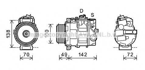 PRASCO MSK602 Компресор, кондиціонер