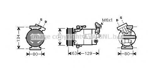 PRASCO RTK384 Компресор, кондиціонер