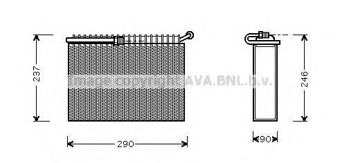 PRASCO ALV022 Випарник, кондиціонер