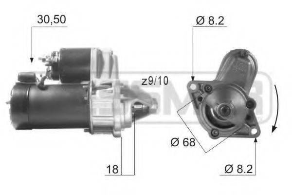 MESSMER 220001 Стартер