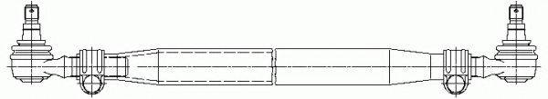 LEMFORDER 1983801 Поперечна рульова тяга