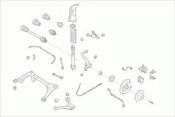 LEMFORDER AUDIA4AVRL005 Рульове управління; Підвіска колеса