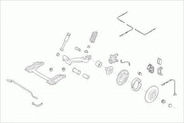 LEMFORDER MERCEAKLARL002 Рульове управління; Підвіска колеса