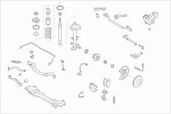 LEMFORDER BMW5TOUFL006 Рульове управління; Підвіска колеса