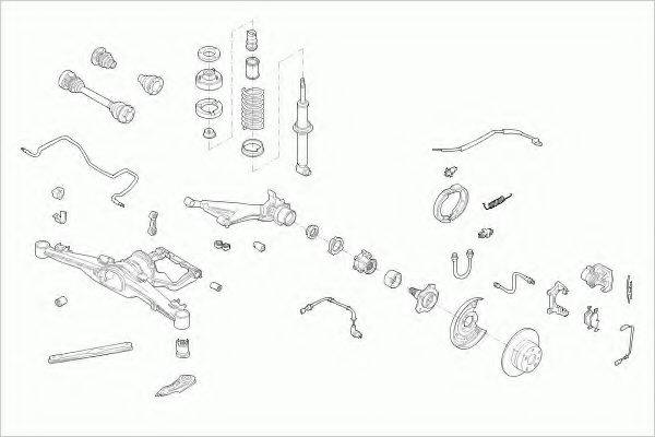 LEMFORDER BMW5TOURL001 Рульове управління; Підвіска колеса