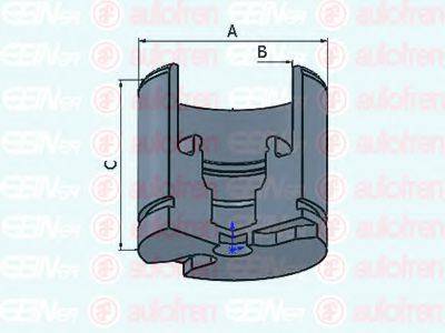 AUTOFREN SEINSA D025256 Поршень, корпус скоби гальма