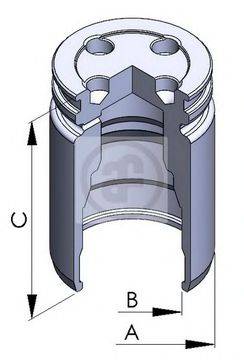 AUTOFREN SEINSA D025241 Поршень, корпус скоби гальма