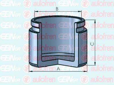 AUTOFREN SEINSA D025379 Поршень, корпус скоби гальма