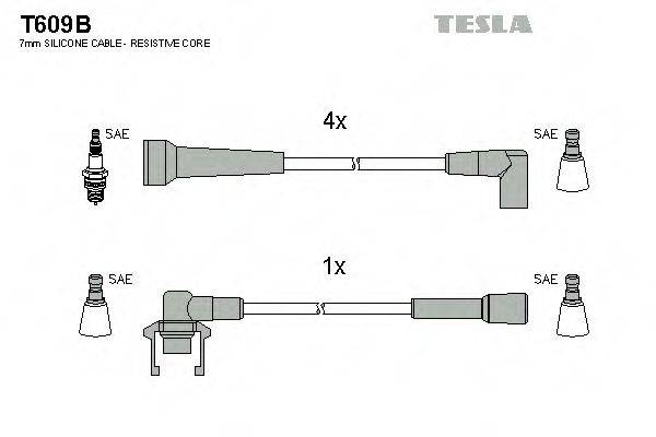 TESLA T609B Комплект дротів запалювання