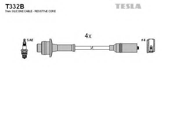 TESLA T332B Комплект дротів запалювання