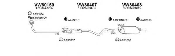 VENEPORTE 800536 Система випуску ОГ