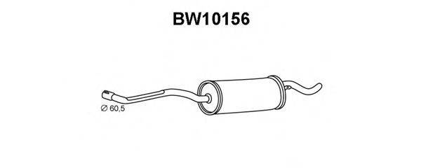 VENEPORTE BW10156 Глушник вихлопних газів кінцевий