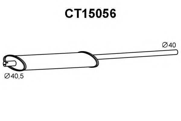 VENEPORTE CT15056 Передглушувач вихлопних газів
