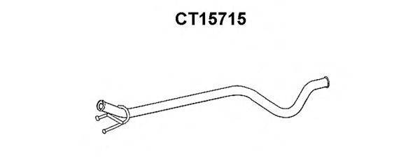 VENEPORTE CT15715 Труба вихлопного газу