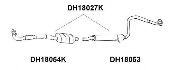 VENEPORTE DH18053 Передглушувач вихлопних газів