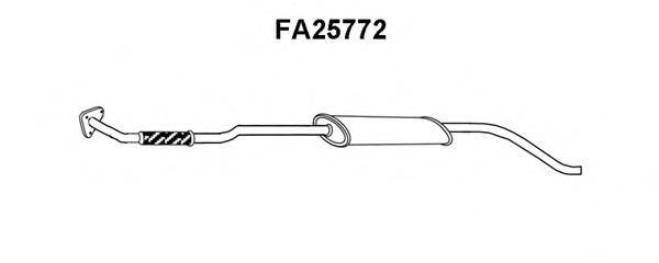 VENEPORTE FA25772 Передглушувач вихлопних газів