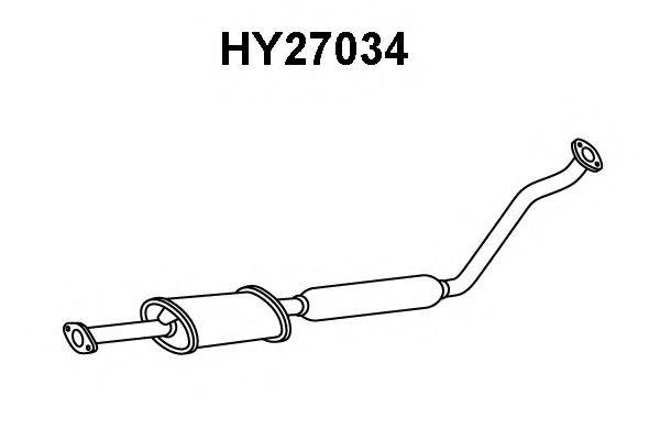 VENEPORTE HY27034 Передглушувач вихлопних газів