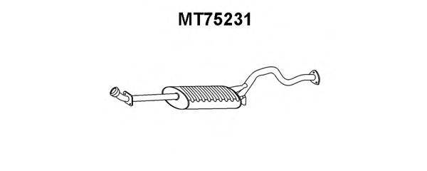 VENEPORTE MT75231 Глушник вихлопних газів кінцевий