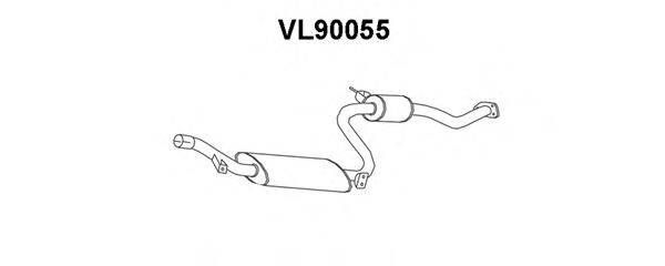 VENEPORTE VL90055 Передглушувач вихлопних газів