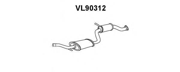 VENEPORTE VL90312 Передглушувач вихлопних газів